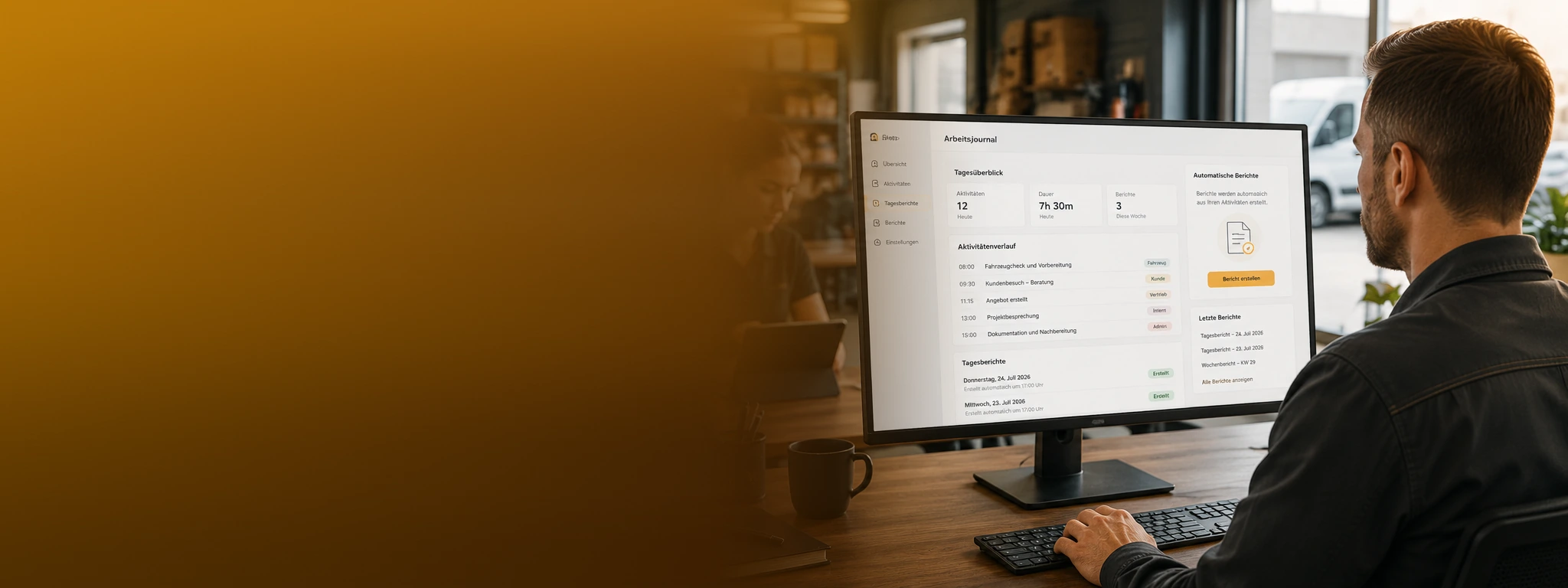 Arbeitsjournal und automatische Berichte