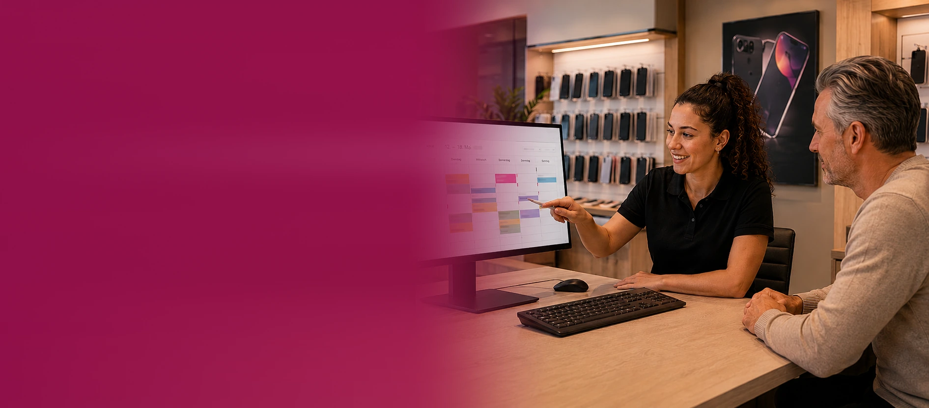 Zentraler Shopkalender