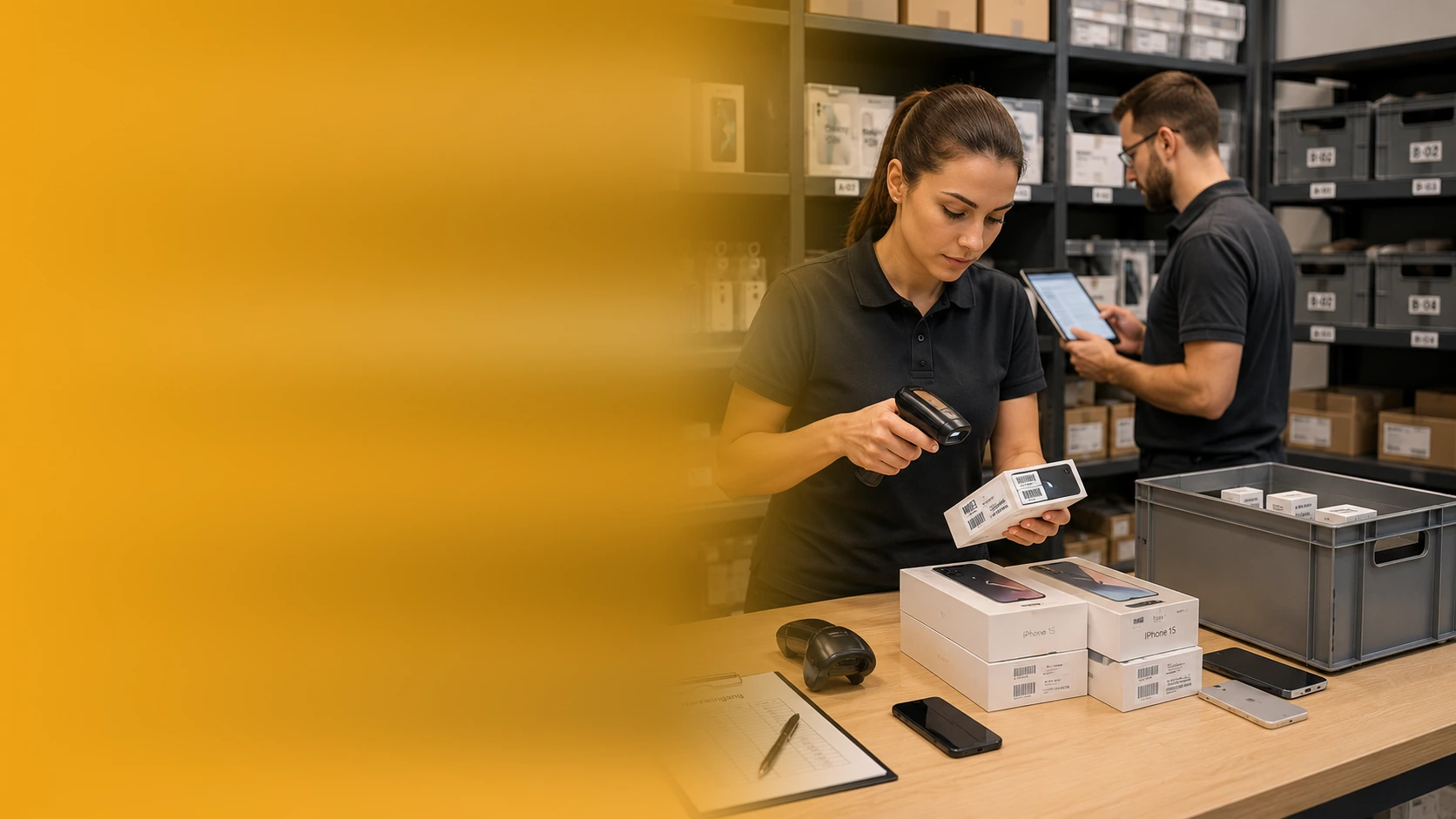 Lagerverwaltung für Mobilfunkshops